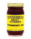 Tennessee’s Best Old Fashion Strawberry Jam - Handcrafted in Small Batches with Simple, All Natural, Fresh Ingredients - Loaded with Delicious Flavors of Real Strawberries - Gluten Free - 16 oz Jar