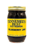 Tennessee’s Best Old Fashion Blueberry Jam | Handcrafted with Simple Ingredients - Sugar and Blueberries | All natural, Small Batch-Made - 16 oz Jar (454 g)