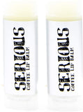 SLB: Serious Lip Balm: Coffee (Two Pack)- 2-.15 oz- Natural Ingredients & Flavor, Handmade- Vitamin E & Natural Oils, Moisturizing and Healing