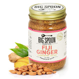 Big Spoon Roasters Chai Almond & Peanut Butter w/ Raw Honey & Sea Salt - Keto Friendly, Low Sugar Almond Butter - Crunchy Almond Butter w/ Bee-Friendly Almonds - Gourmet, Vegan Nut Butter - 13 Ounces