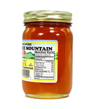 Tennessee Mountain Clover Honey- Locally Harvested in Tennessee and Smoky Mountains - 100% Pure, Raw, and Unpasteurized - All Natural - 16 oz Jar (454g)