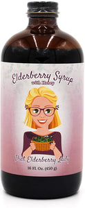 That Elderberry Lady - Elderberry Syrup with Honey - Organic and All Natural Ingredients - Homeopathic Remedy with Antioxidant Immune Support Protection for Kids and Adults - Healthy Superfood Extract