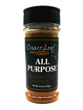 CopperLeaf Gourmet All Purpose Gourmet Style Seasoning | Handcrafted with Salt, Garlic, Onion and Other Spices | All Natural and Fresh Ingredients - 5.5 oz Bottle (155 g)