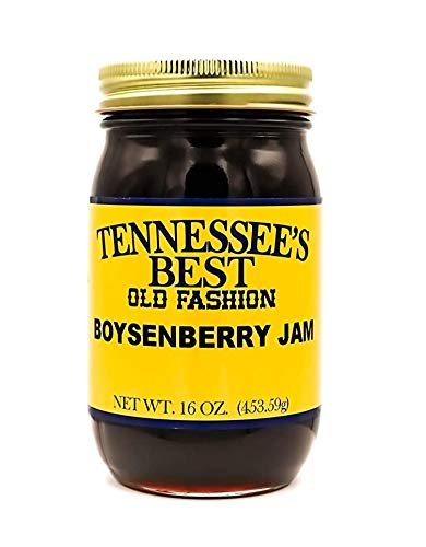 Tennessee’s Best Old Fashion Boysenberry Jam | Handcrafted with Simple Ingredients - Sugar and Boysenberries | All natural, Small Batch-Made - 16 oz Jar (454 g)