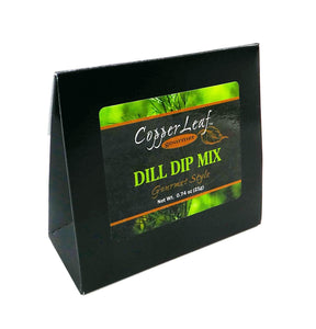 CopperLeaf Gourmet Dill Dip Mix - Gourmet Style - Made in the USA - No MSG - Gluten-Free - 0.74 oz Packet