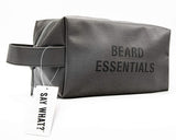 2TC Collection - “Beard Essentials” Travel Toiletry Dopp Kit -Canvas with a Waterproof Lining - Brown - “Beard Essentials” Travel Toiletry Dopp Kit