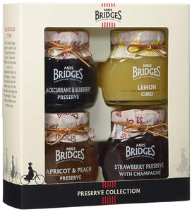 Mrs Bridges Preserves Collection Gift Box, 4 Ounce Jars