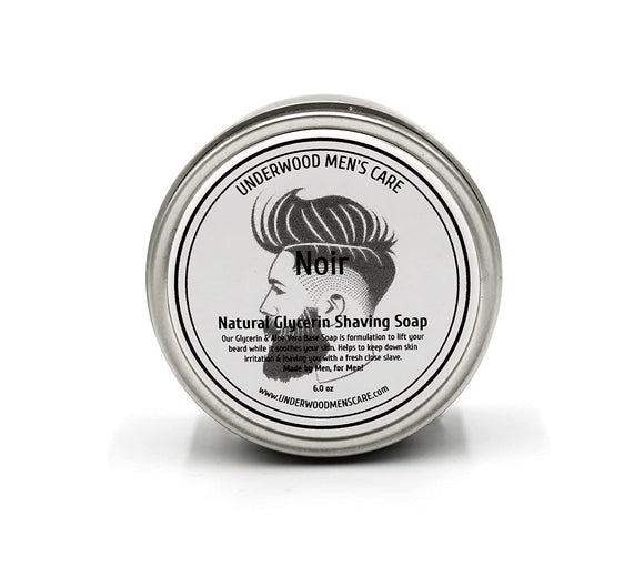 Underwood Menâ€™s Care Shaving Soap - Fast Lathering Natural Glycerin Shaving Cream Alternative for a Clean Cut & Rich Gentleman Scent - For All Skin Types - 6 oz