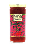 Mills Gourmet Raspberry Pepper Jelly - Bursting with Flavors of Mildly Spicy Jalapeno Peppers, Sweet Red Bell Peppers, and Delicious Pineapple - All Natural and Fresh Ingredients - 8 oz Jar (224 g)