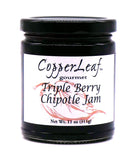 CopperLeaf Gourmet Triple Berry Chipotle Jam - Fresh - All-Natural, No Preservatives - 11 oz Jar