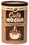 Fireside Coffee Cafe Mocha Instant Flavored Coffee 8 Ounce Canister - Toasted Coconut