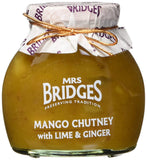 Mrs Bridges Mango Chutney with Lime and Ginger, 10.2 Ounce