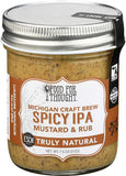 Food For Thought, Mustard Rub Michigan Craft Brew Spicy Ipa, 7.5 Ounce