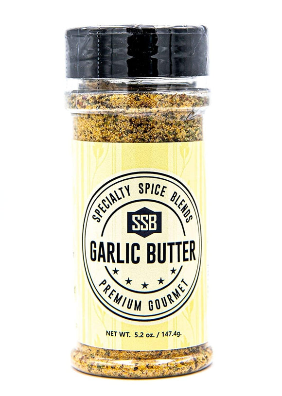 Tennessee’s Best Speciality Spice Blends | Garlic Butter Seasoning with Salt, Garlic, Butter Flavor and Other Spices | All Natural Ingredients - 5.2 oz Bottle (147.4 g) - Garlic Butter Seasoning