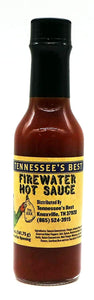 Tennessee's Best Firewater Hot Sauce - Tennessee's Hottest Sauce - Small-Batch and Hand Packed - 5 oz Bottle