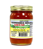 Tennessee Mountain Locust Honey- Locally Harvested in Tennessee and Smoky Mountains - Acacia Honey - 100% Pure, Raw, and Unpasteurized - 16 oz Jar (454g)