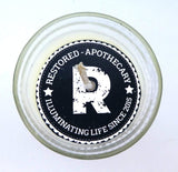 Restored Apothecary Repurposed Clear Beer Bottle Soy Candle; (Wait Come Back. You Forgot Your Bullshit.) Sweet Tobacco Scent- Recycled, Environmentally Friendly, Natural, Handpoured Candle