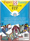 2TC Collection Paper Plane Bundle - Two Paper Plane Activity Kits with 19 Aeroplanes - Aerospace Fun - Stay at Home Activities - Parents and Kids - Two Paper Plane Bundles with 19 Airplanes