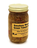 Smokey Mountain Honey House Green Tomato Relish - Colorful All Natural Gourmet Condiment - Sweet & Sour Taste Made Simple with Fresh Veggies - Unique & Homestyle - Made The Old Fashioned Way - 16 oz