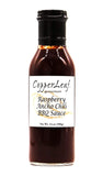 CopperLeaf Gourmet Raspberry Ancho Chili BBQ Sauce | Handcrafted with Sweet Raspberries and Smoky Ancho Chilis | All Natural and Fresh Ingredients - 14 oz Bottle (396 g)