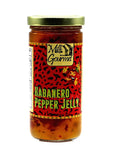 Mills Gourmet Habanero Pepper Jelly | Made with Habanero Peppers and Red Bell Peppers | All Natural and Fresh Ingredients - 8 oz Jar (224 g)