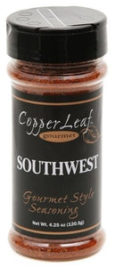 CopperLeaf Gourmet Foods Southwest Seasoning | Savory Spices | Perfect Addition to Pork, Chicken and Beef | 4.25 oz (120.5g)