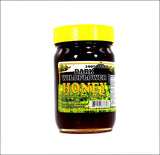 Tennessee Mountain Dark Wildflower Honey - Locally Harvested in Tennessee and Smoky Mountains - 100% Pure, Raw and Unpasteurized - All Natural - 16 oz Jar (454g)