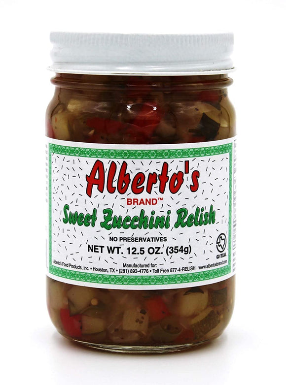 Alberto's Sweet Zucchini Relish-12.5 oz.