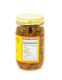 Tennessee’s Best Old Fashion Jalapeno Mix | Handcrafted with Simple Ingredients - Jalapeno Peppers, Onions, Bell Peppers | All Natural, Small Batch-Made - 16 oz Jar (454 g)