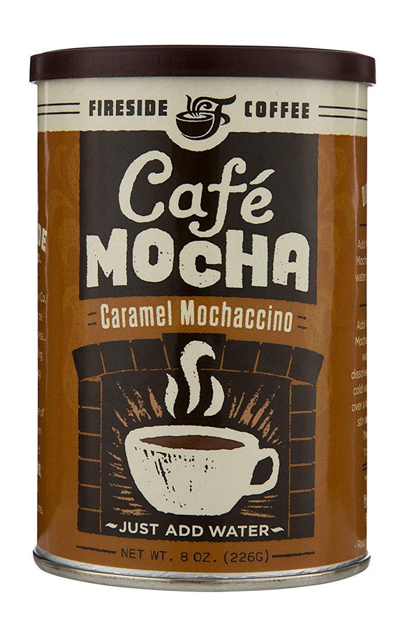 Fireside Coffee Instant Cafe Mocha (Caramel Mochaccino) (8 ounce)