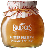 Mrs Bridges Ginger Preserve with Malt Whisky, 12 Ounce