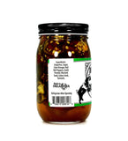 Deep Fork Jumpin’ Jack’s Candied Jalapenos - Two Pack- All Natural, Sweet, and Spicy Jalapenos with Red Peppers, Seeds, and Fresh Ingredients - Gourmet Jalapenos - Two 16 oz Jars (454g)