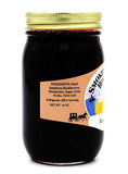 Smokey Mountain Honey House Blackbear Jam - Gourmet Fruit Spread with Black Raspberries, Blackberries, and Blueberries - From the Farm to the Table - 16 oz Jar