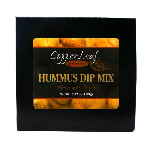 CopperLeaf Gourmet Hummus Dip Mix | Handcrafted with Cilantro, Jalapenos and Garlic| All Natural and Fresh Ingredients - 0.27 oz Packet (7.65 g)