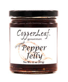 CopperLeaf Gourmet Original Pepper Jelly | Red and Green Bell Peppers and Jalapenos | All Natural and Fresh Ingredients - 11 oz Jar (311 g)