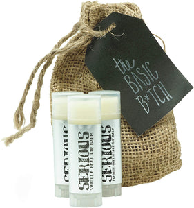 SLB: The Basic B*tch- Lip Balm Bundle | Pumpkin Spice, Margarita, Vanilla Bean | All natural ingredients, Chemical free, Handmade - Lip moisturizer and healing