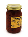 Smokey Mountain Honey House Medium Blackbean Salsa - Homestyle Gourmet Salsa - Mild Spice Taste Made with Creamy Blackbeans, Fresh Tomato & All Natural Ingredients - Made The Old Fashioned Way - 16 oz