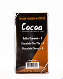 Fireside Coffee Company - Cocoa Sampler Box - Salted Caramel, Chocolate Truffle, Chocolate Cherry - 7 Single Serving Packets - Cocoa Sampler Box