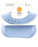 2TC Collection - “I Still Live with My Parents” Silicone Bib - Easy to Clean - Blue and White - Premium - Comfortable - “I Still Live with My Parents” Silicone Bib